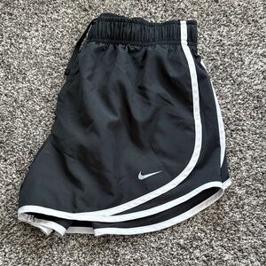 Nike Women's Tempo Dri-FIT Running Shorts White Gray Size Medium